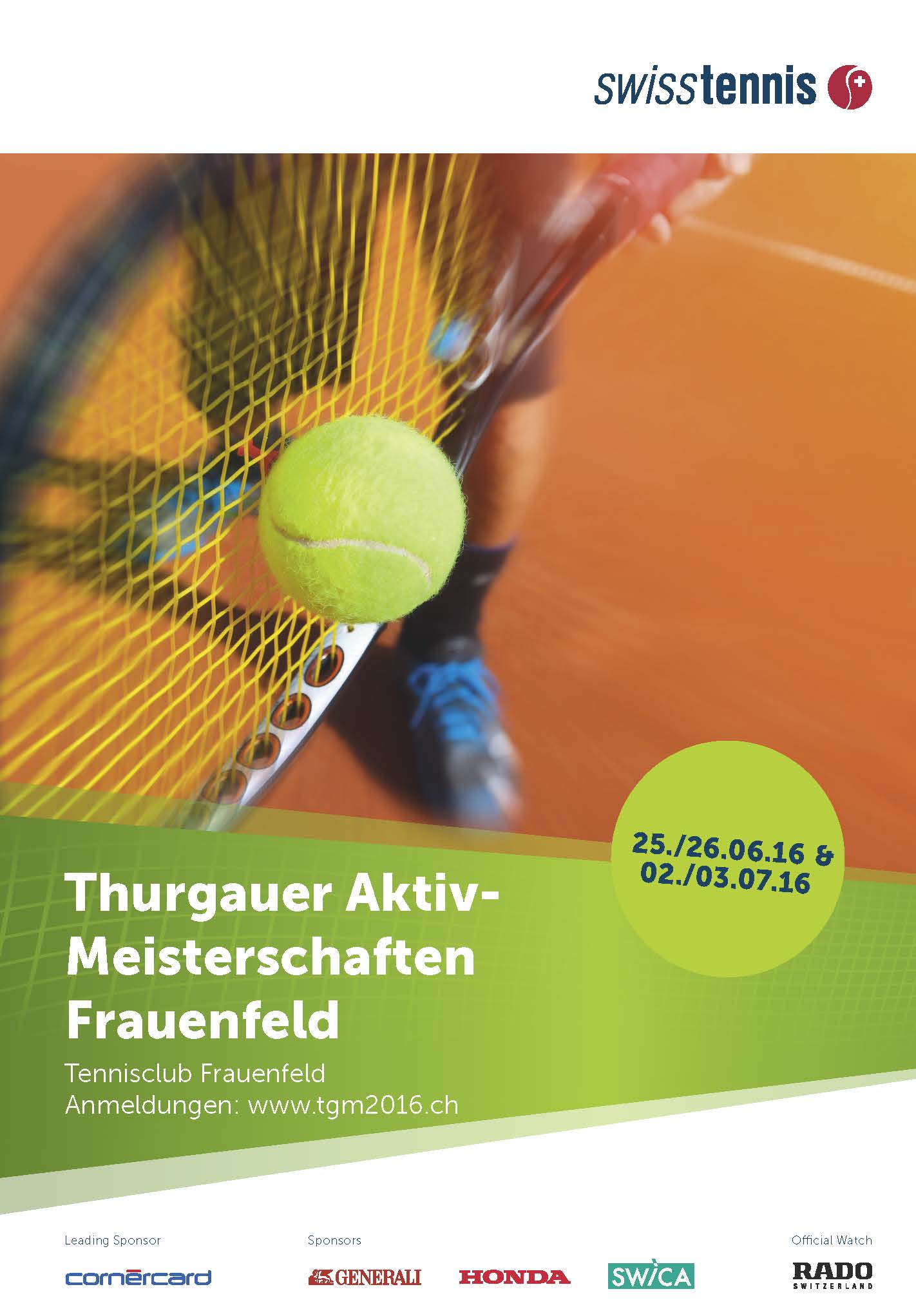 Thurgauer Meisterschaften 2016 Frauenfeld Flyer